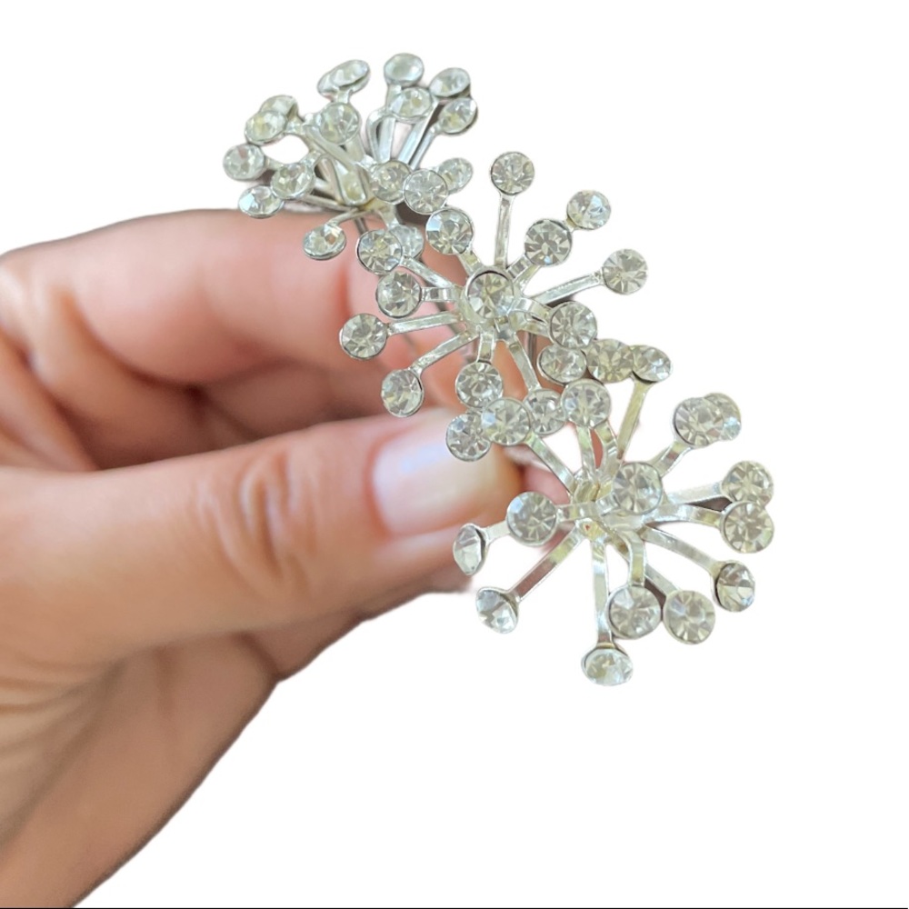 3pc Rhinestone Pins - Picture 2 of 5